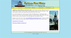 Desktop Screenshot of lighthousepointmarina.com